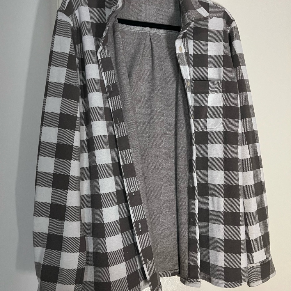 Orvis Gray Plaid flannel